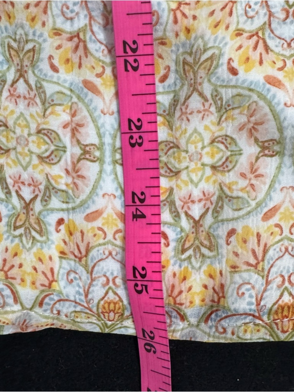 Show Me Your MuMu Pale Yellow Paisley V-Neck Blouse - Picture 11 of 11